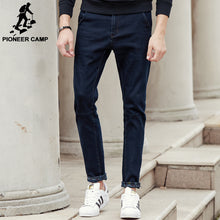 Pioneer Camp New dark blue thick jeans men brand clothing fashion male denim pants quality autumn winter denim trousers 611045