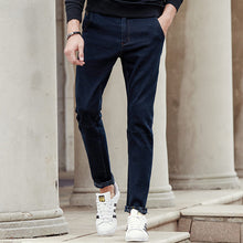 Pioneer Camp New dark blue thick jeans men brand clothing fashion male denim pants quality autumn winter denim trousers 611045