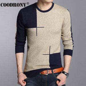 COODRONY Winter New Arrivals Thick Warm Sweaters O-Neck Wool Sweater Men Brand-Clothing Knitted Cashmere Pullover Men 66203