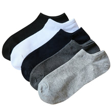summer thin cotton boat socks for men fashion invisible ankle socks male sock slipper 5pairs/lot