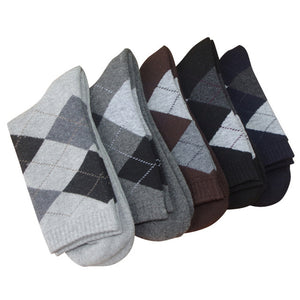 Eur40-44 Men 2017 Winter thicken warm terry socks male business casual thermal cotton socks 5pairs/lot s78
