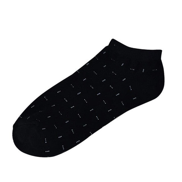 Cotton Socks for Men's Casual Short Socks 1Pairs Men Comfortable Stripe Sock Slippers Short Ankle Socks