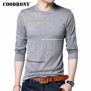 COODRONY Cashmere Wool Sweater Men Brand Clothing 2017 Autumn Winter New Arrival Slim Warm Sweaters O-Neck Pullover Men Top 7137