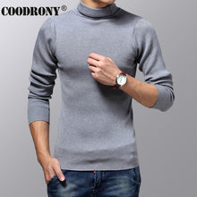 COODRONY Turtleneck Sweater Men Winter Thick Warm Wool Sweaters Christmas Knitted Cashmere Pullover Men Slim Fit Jersey Man 6703