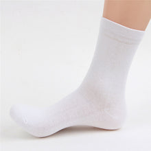High Quality Autumn Winter Men Black Business Cotton Socks For Male White Casual Long Socks 12PCS=6PAIRS/LOT