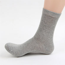 High Quality Autumn Winter Men Black Business Cotton Socks For Male White Casual Long Socks 12PCS=6PAIRS/LOT