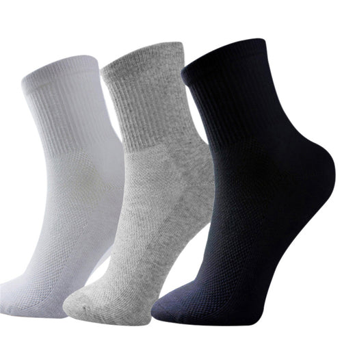 Men Spring Autumn Black Mesh Socks Man Cotton Socks Male Gray Socks 10pairs/lot