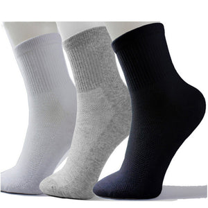Men Spring Autumn Black Mesh Socks Man Cotton Socks Male Gray Socks 10pairs/lot
