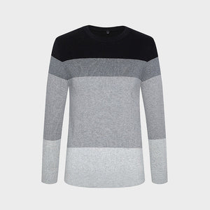 2018 New Autumn Winter Fashion Brand Clothing Men's Sweaters O-Neck Slim Fit Men Pullover 100% Cotton Knitted Sweater Men M-5XL