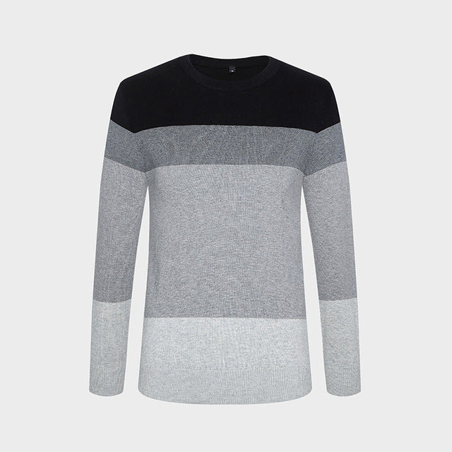 2018 New Autumn Winter Fashion Brand Clothing Men's Sweaters O-Neck Slim Fit Men Pullover 100% Cotton Knitted Sweater Men M-5XL