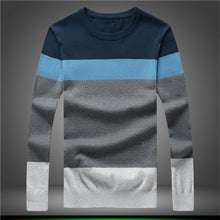 BSETHLRA 2018 New Sweater Men Autumn Hot Sale Top Design Patchwork Cotton Soft Quality Pullover Men O-neck Casual Brand Clothing