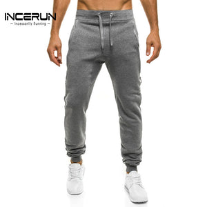 INCERUN 2018 Brand Gyms Men's Pants Joggers Casual Men Sweatpants Joggers Trousers Gyms Clothing High Quality Bodybuilding Pants