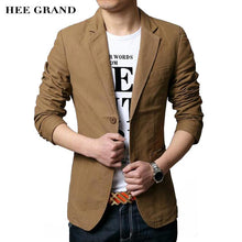 HEE GRAND Men's Casual Blazers 2018 Hot Sale Leisure Suit Fashion Slim Fitted Male Blazers Single Breasted Costume Homme MWX413