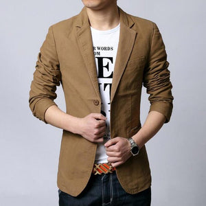 HEE GRAND Men's Casual Blazers 2018 Hot Sale Leisure Suit Fashion Slim Fitted Male Blazers Single Breasted Costume Homme MWX413