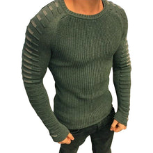 Sweater Men 2018 New Arrival Casual Pullover Men Autumn Round Neck Patchwork Quality Knitted Brand Male Sweaters Size M-3XL