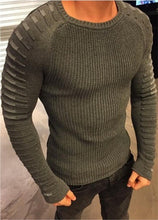 Sweater Men 2018 New Arrival Casual Pullover Men Autumn Round Neck Patchwork Quality Knitted Brand Male Sweaters Size M-3XL
