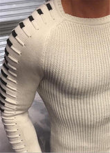Sweater Men 2018 New Arrival Casual Pullover Men Autumn Round Neck Patchwork Quality Knitted Brand Male Sweaters Size M-3XL