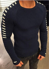 Sweater Men 2018 New Arrival Casual Pullover Men Autumn Round Neck Patchwork Quality Knitted Brand Male Sweaters Size M-3XL