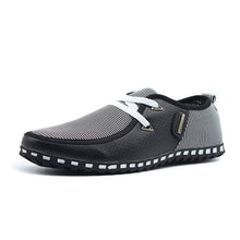 Men Casual Shoes Breathable Light Flats Shoes Leather Loafers Slip On Mens Flats Driving Shoes Plus size  FONIRRA 38-47 176