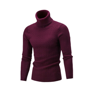 NEW 2018 Winter Mens  Fashion  Sweaters and Pullovers Men Brand Sweater Male Outerwear Jumper Knitted Turtleneck Sweaters M-XXL