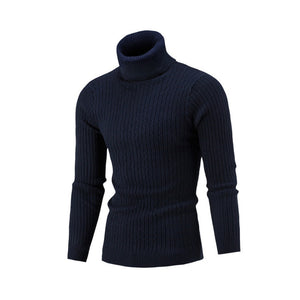 NEW 2018 Winter Mens  Fashion  Sweaters and Pullovers Men Brand Sweater Male Outerwear Jumper Knitted Turtleneck Sweaters M-XXL