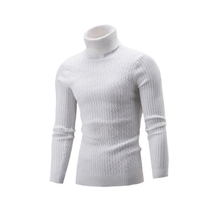 NEW 2018 Winter Mens  Fashion  Sweaters and Pullovers Men Brand Sweater Male Outerwear Jumper Knitted Turtleneck Sweaters M-XXL