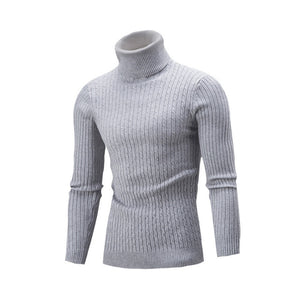 NEW 2018 Winter Mens  Fashion  Sweaters and Pullovers Men Brand Sweater Male Outerwear Jumper Knitted Turtleneck Sweaters M-XXL