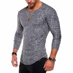 Envmenst O-Neck Slim Fit Sweater Men 2018 Fashion Spring Thin Pullover Men Homme Leisure Solid Color Sweater