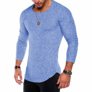 Envmenst O-Neck Slim Fit Sweater Men 2018 Fashion Spring Thin Pullover Men Homme Leisure Solid Color Sweater