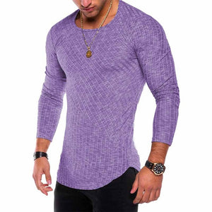 Envmenst O-Neck Slim Fit Sweater Men 2018 Fashion Spring Thin Pullover Men Homme Leisure Solid Color Sweater
